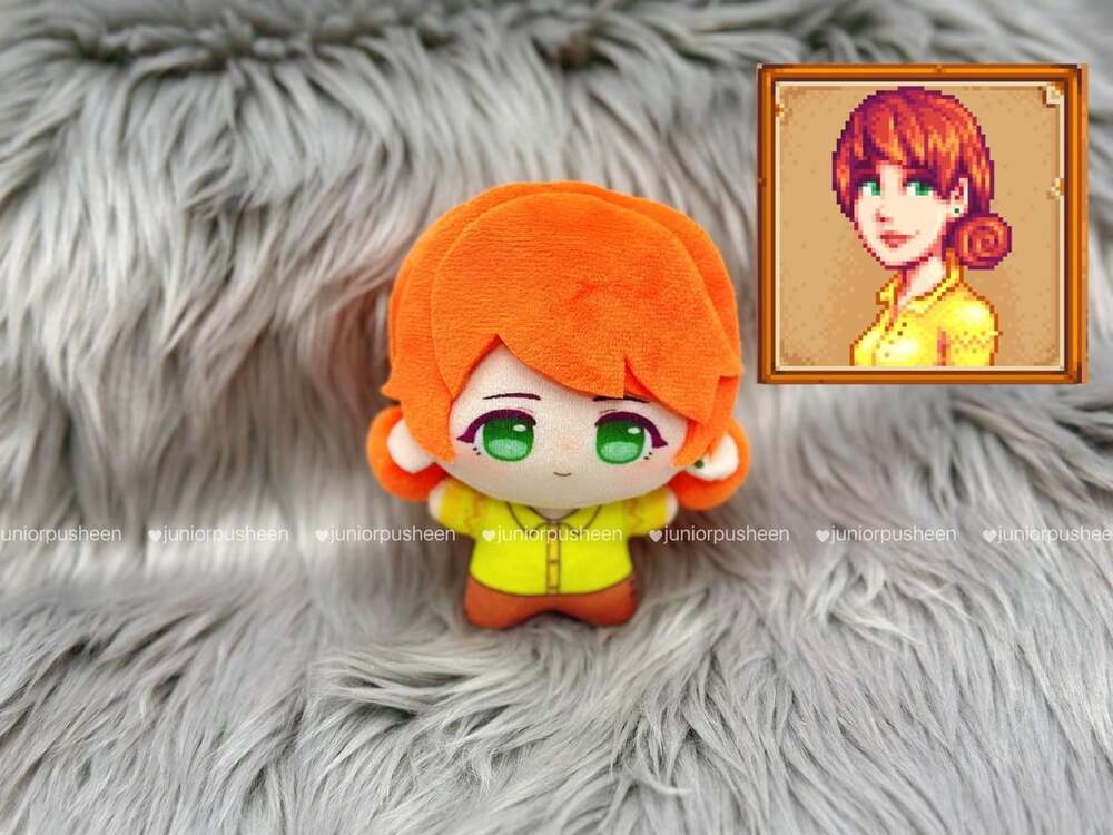 Stardew Valley 10Cm Plush,Stardew Valley Penny 10Cm Doll,Gift for Stardew Valley